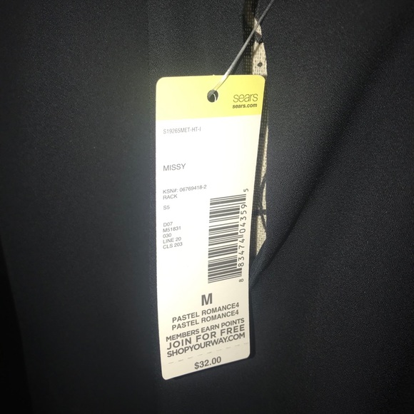 Black Ruffled Blouse - Picture 4 of 4